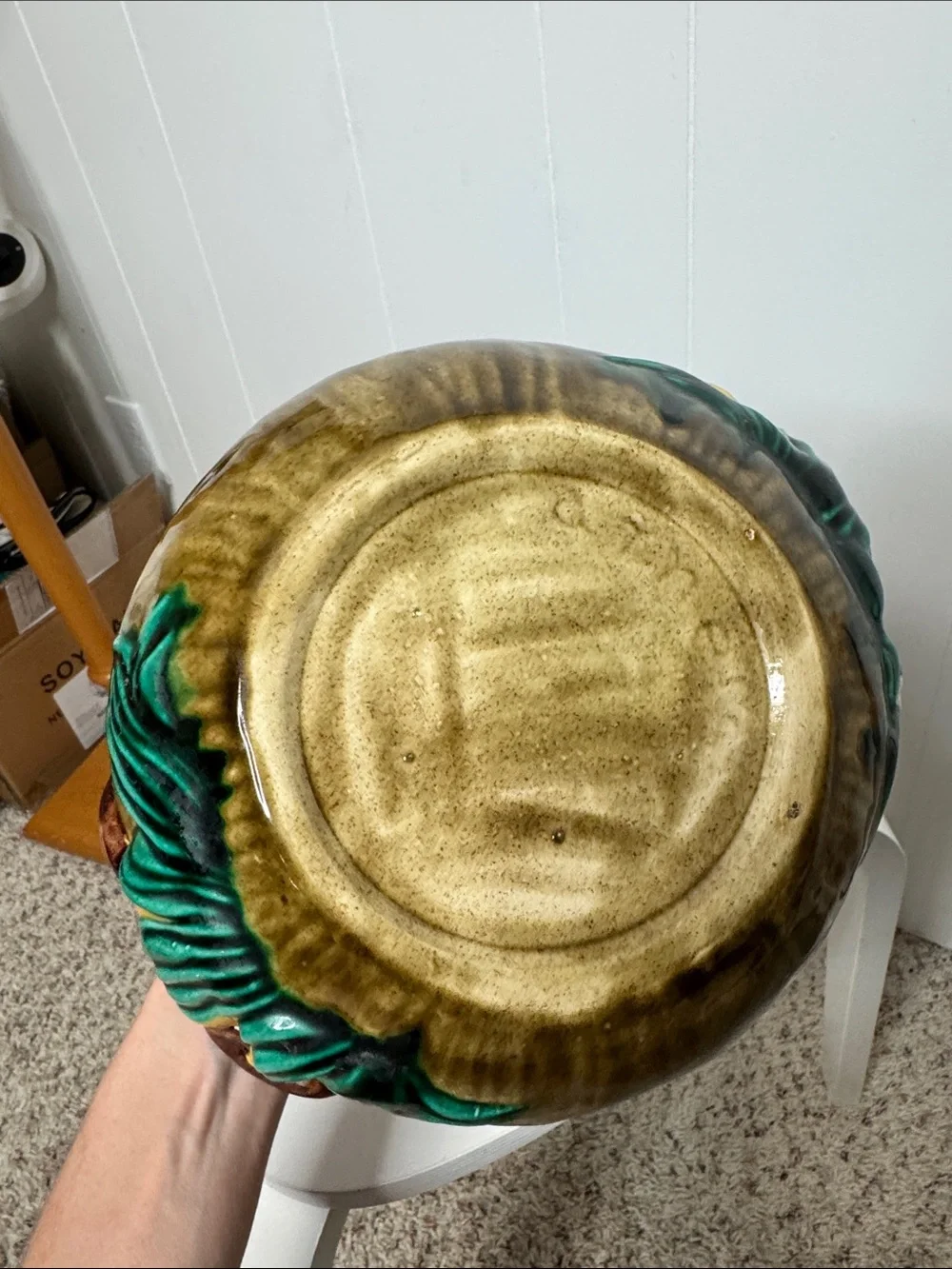 Vintage Arnels ceramic mushroom cookie jar
